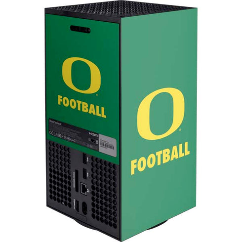 University of Oregon Football Green XBox Series X Digital Edition Console Skin